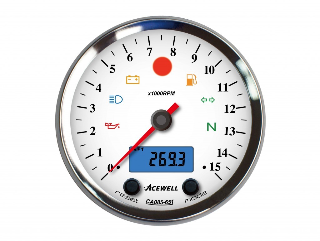 CA085 Classic Speedometer 85mm acewellmeter