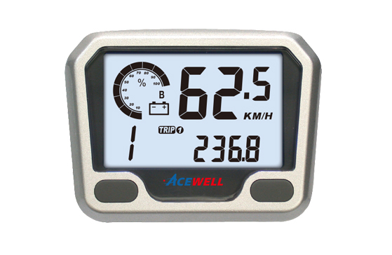 ACE-3552EX / 3700EX Series Speedometer for LEV,  Digital LCD Display