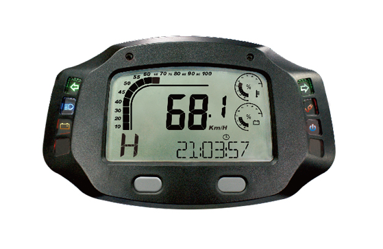 ACE-7000EC (CANBUS) Series Speedometer for EV/LEV, Digital LCD Display