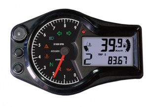 ACE-6000 Series Multi-functon Speedometer, With Needle for RPM